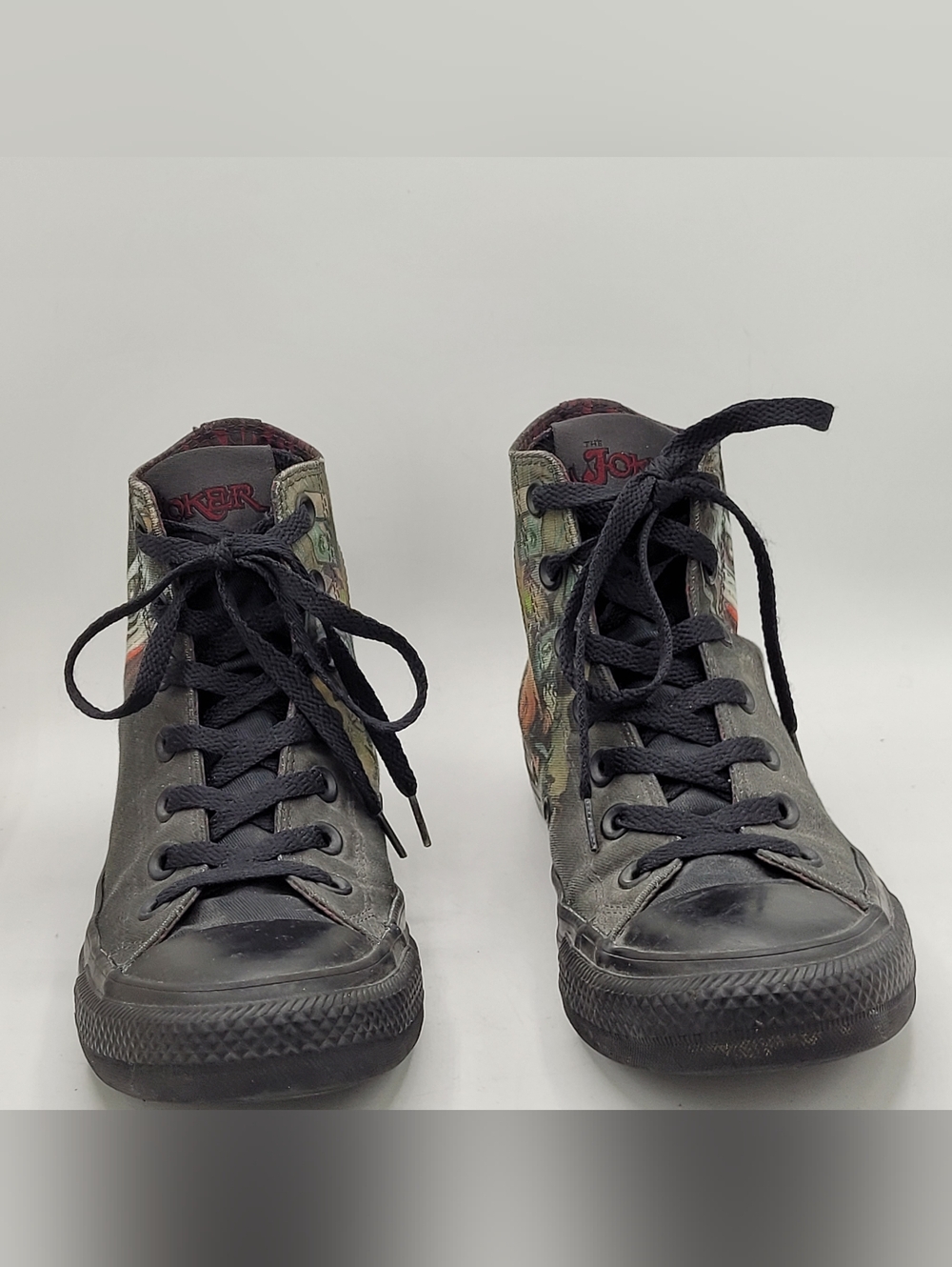Converse Allstar DC Joker / Batman Hitop Sneakers Size 6 In Men 8 In Women - Picture 13 of 16